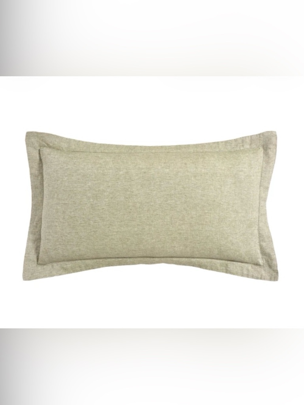 1 New Pottery Barn IDS Belgian linen Duvet sham king Aloe Sample